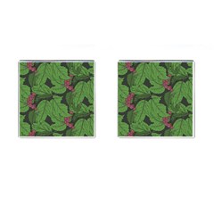 Seamless Pattern With Hand Drawn Guelder Rose Branches Cufflinks (square) by BangZart