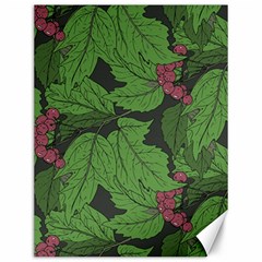 Seamless Pattern With Hand Drawn Guelder Rose Branches Canvas 12  X 16  by BangZart