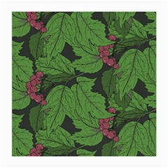 Seamless Pattern With Hand Drawn Guelder Rose Branches Medium Glasses Cloth (2 Sides) by BangZart