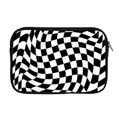 Weaving Racing Flag, Black And White Chess Pattern Apple Macbook Pro 17  Zipper Case by Casemiro