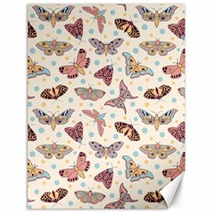 Pattern With Butterflies Moths Canvas 18  X 24  by BangZart