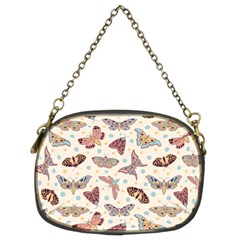 Pattern With Butterflies Moths Chain Purse (two Sides) by BangZart