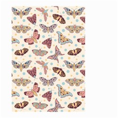 Pattern With Butterflies Moths Small Garden Flag (two Sides) by BangZart