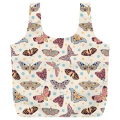 Pattern With Butterflies Moths Full Print Recycle Bag (xl) by BangZart