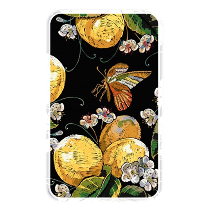 Embroidery blossoming lemons butterfly seamless pattern Memory Card Reader (Rectangular)