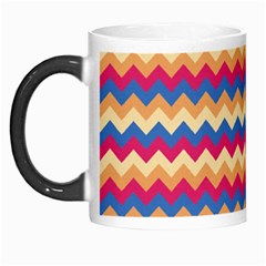 Zigzag Pattern Seamless Zig Zag Background Color Morph Mugs by BangZart