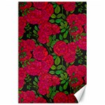 Seamless pattern with colorful bush roses Canvas 24  x 36  23.35 x34.74  Canvas - 1