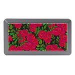 Seamless pattern with colorful bush roses Memory Card Reader (Mini) Front