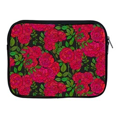 Seamless Pattern With Colorful Bush Roses Apple Ipad 2/3/4 Zipper Cases by BangZart