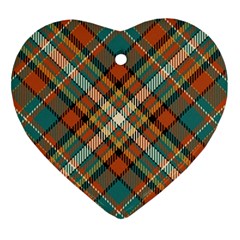 Tartan Scotland Seamless Plaid Pattern Vector Retro Background Fabric Vintage Check Color Square Ornament (heart)