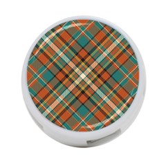 Tartan Scotland Seamless Plaid Pattern Vector Retro Background Fabric Vintage Check Color Square 4-port Usb Hub (two Sides)