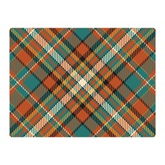 Tartan Scotland Seamless Plaid Pattern Vector Retro Background Fabric Vintage Check Color Square Double Sided Flano Blanket (mini) 