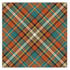 Tartan Scotland Seamless Plaid Pattern Vector Retro Background Fabric Vintage Check Color Square Large Satin Scarf (square)