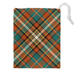 Tartan Scotland Seamless Plaid Pattern Vector Retro Background Fabric Vintage Check Color Square Drawstring Pouch (4xl) by BangZart