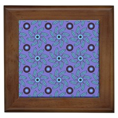 Floral Seamless Pattern Framed Tile by BangZart