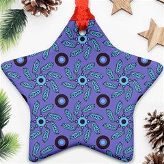 Floral Seamless Pattern Ornament (star)