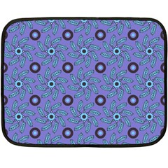 Floral Seamless Pattern Double Sided Fleece Blanket (mini) 