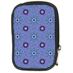 Floral Seamless Pattern Compact Camera Leather Case