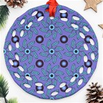 Floral seamless pattern Ornament (Round Filigree) Front