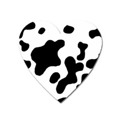 Cow Pattern Heart Magnet