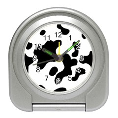 Cow Pattern Travel Alarm Clock