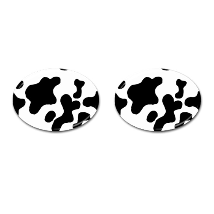 Cow Pattern Cufflinks (Oval)