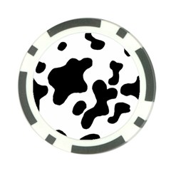 Cow Pattern Poker Chip Card Guard