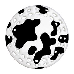 Cow Pattern Ornament (round Filigree)