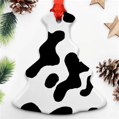 Cow Pattern Christmas Tree Ornament (two Sides)