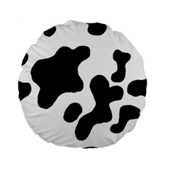 Cow Pattern Standard 15  Premium Round Cushions