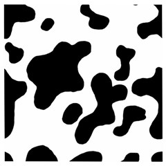 Cow Pattern Wooden Puzzle Square