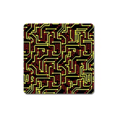 Rby-163 1 Square Magnet by ArtworkByPatrick