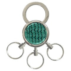 Branches Of A Wonderful Flower Tree In The Light Of Life 3-ring Key Chain by pepitasart