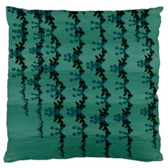 Branches Of A Wonderful Flower Tree In The Light Of Life Large Cushion Case (two Sides) by pepitasart