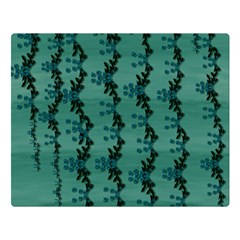 Branches Of A Wonderful Flower Tree In The Light Of Life Double Sided Flano Blanket (large)  by pepitasart