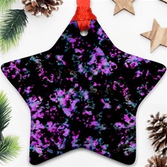 Abstract Intricate Texture Print Ornament (star) by dflcprintsclothing