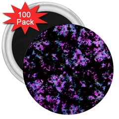 Abstract Intricate Texture Print 3  Magnets (100 Pack)