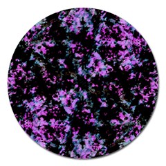 Abstract Intricate Texture Print Magnet 5  (round) by dflcprintsclothing