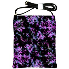 Abstract Intricate Texture Print Shoulder Sling Bag by dflcprintsclothing