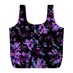 Abstract Intricate Texture Print Full Print Recycle Bag (l)