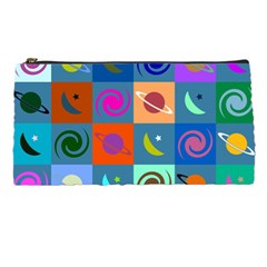 Space pattern Multicolour Pencil Case