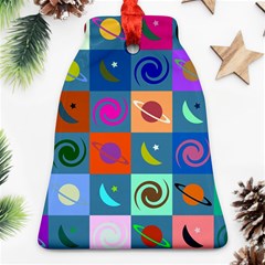 Space pattern Multicolour Ornament (Bell)