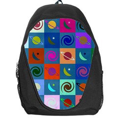 Space pattern Multicolour Backpack Bag