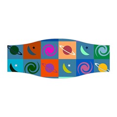 Space pattern Multicolour Stretchable Headband