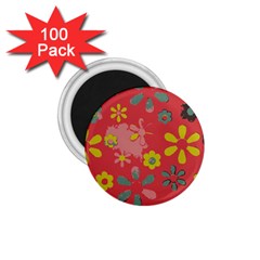 Aiflowers pattern 1.75  Magnets (100 pack) 