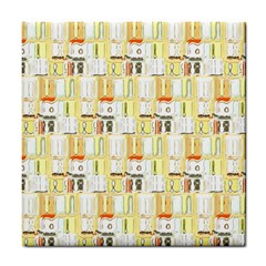 Abstract pattern Tile Coaster