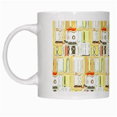 Abstract pattern White Mugs