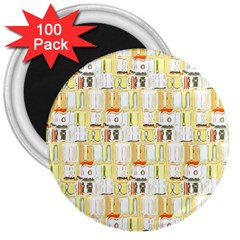 Abstract pattern 3  Magnets (100 pack)