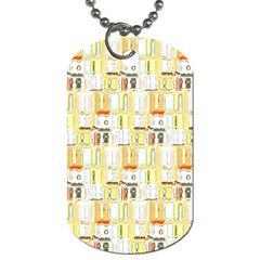 Abstract pattern Dog Tag (One Side)