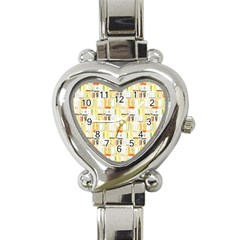 Abstract pattern Heart Italian Charm Watch